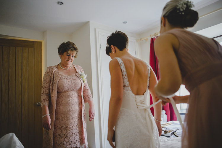 Dusky Pink Lace Fairy Lights Wedding http://www.abiriley.co.uk/