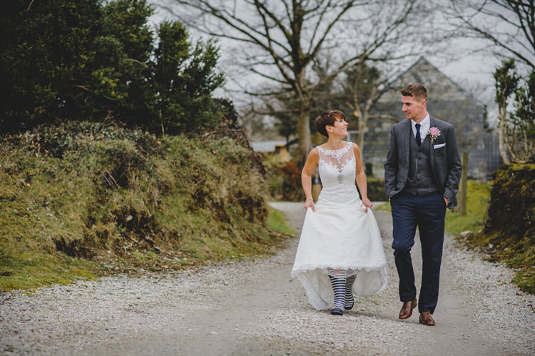Dusky Pink Lace Fairy Lights Wedding http://www.abiriley.co.uk/