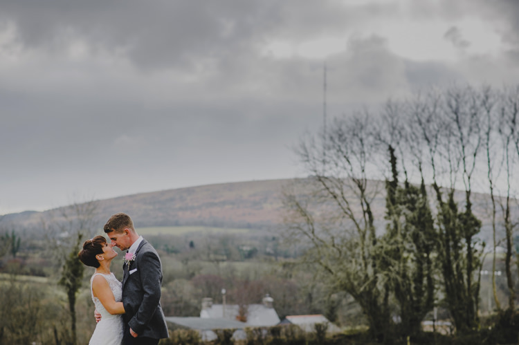 Dusky Pink Lace Fairy Lights Wedding http://www.abiriley.co.uk/