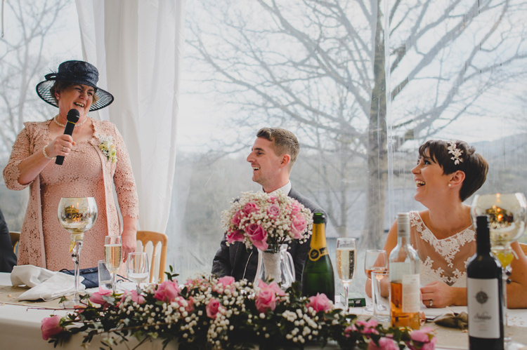 Dusky Pink Lace Fairy Lights Wedding http://www.abiriley.co.uk/