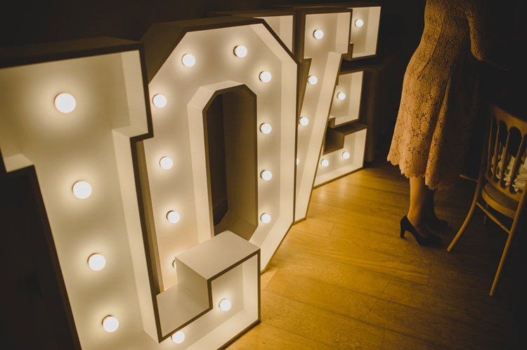 LOVE Lights Dusky Pink Lace Fairy Lights Wedding http://www.abiriley.co.uk/