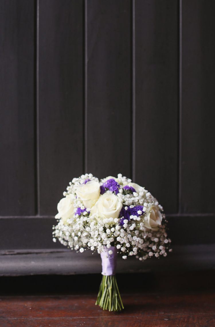 Gypsophila Rose Bouquet Flowers Bride Bridal East London Party Pub Wedding http://www.haywoodjonesphotography.co.uk/