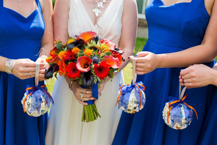 Orange Blue Festival Fete Tipi Wedding http://www.lynseygracephotography.com/