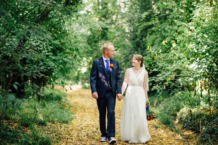 BHS Dress Gown Bride Bridal Orange Blue Festival Fete Tipi Wedding http://www.lynseygracephotography.com/