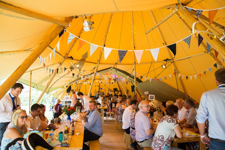 Orange Blue Festival Fete Tipi Wedding http://www.lynseygracephotography.com/