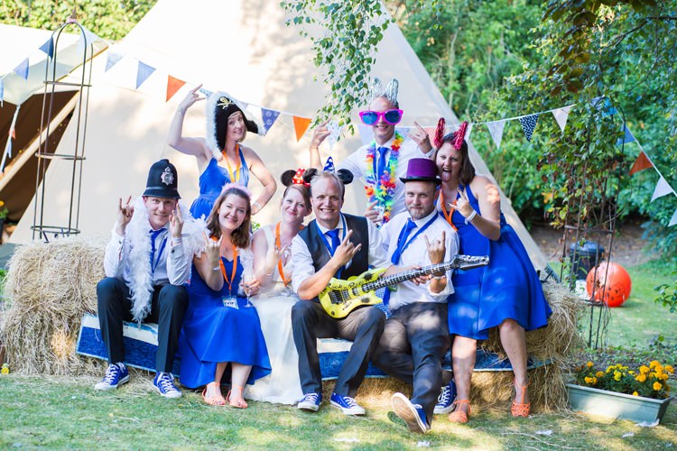 Orange Blue Festival Fete Tipi Wedding http://www.lynseygracephotography.com/