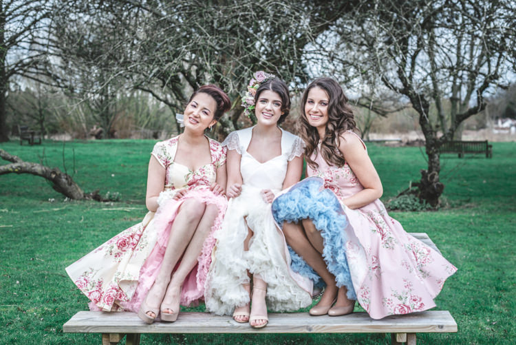 Petticoat Bridesmaid Dresses Louise Rose Couture Fun 1950s Pastel Wedding Ideas http://www.bernipalumbo.com/