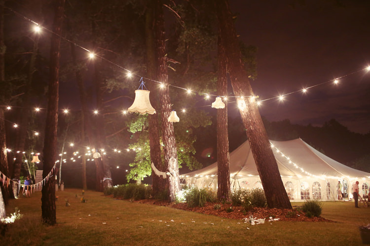 Festoon Lights Lampshades Marquee Mismatched Fairground Woodland Wedding http://www.rebeccaweddingphotography.co.uk/