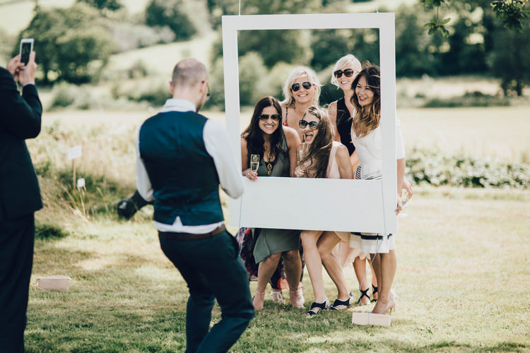 Giant Polariod Photo Booth Summertime Pastel English Country Garden Wedding http://alipaul.com/