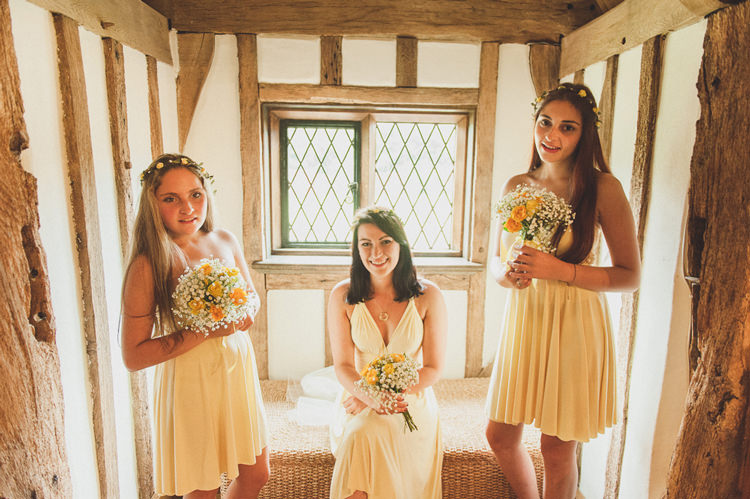 Short Bridesmaid Dresses Pretty Summery Yellow Barn Wedding http://www.mattpenberthy.com/