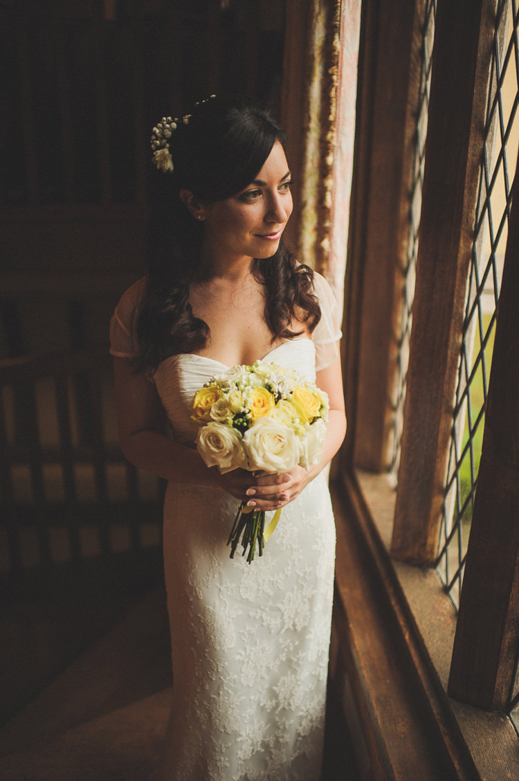 Rose Gypsophia Bouquet Pretty Summery Yellow Barn Wedding http://www.mattpenberthy.com/