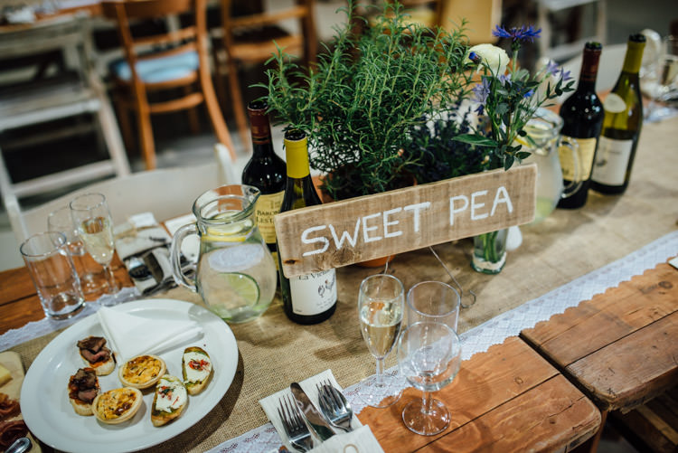 Potted Plants Table Names Wooden Rustic Decor Furniture Natural Mismatched Home Made Wedding http://www.mattbrownphotography.co.uk/