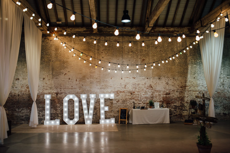 Festoon LOVE Lights Natural Mismatched Home Made Wedding http://www.mattbrownphotography.co.uk/
