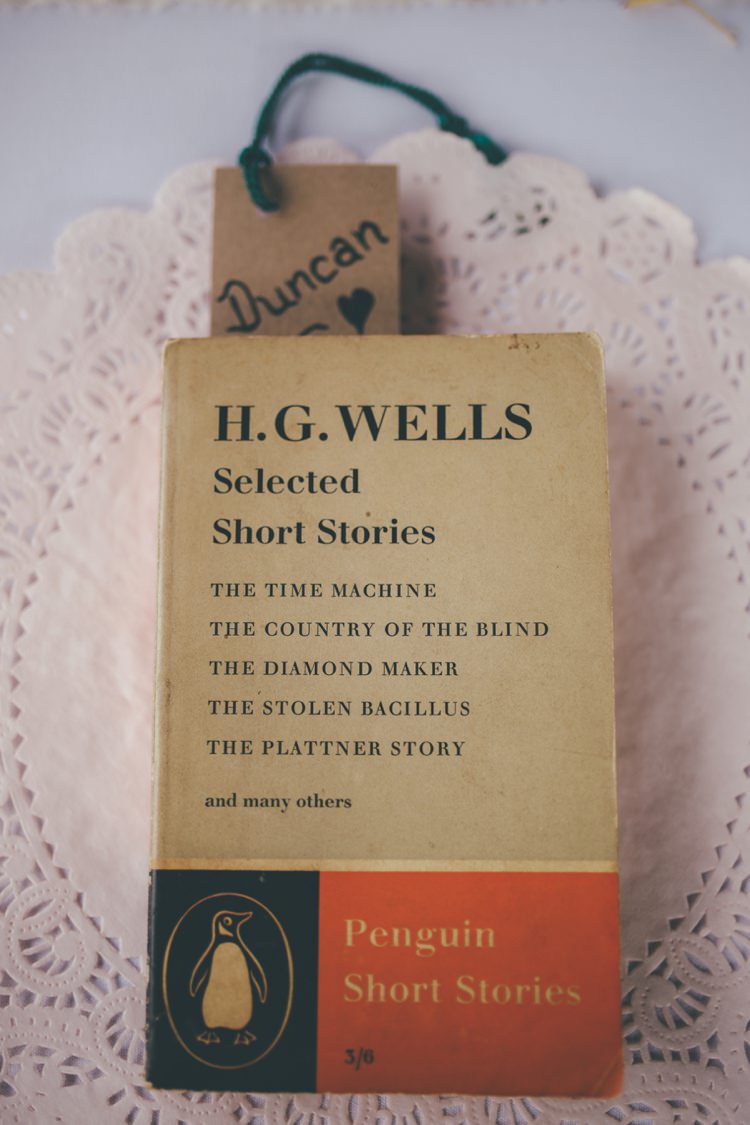 Book Favours Place Name Doily Luggage Tag Festival Country Outdoor Wedding http://shootingsuzie.com/