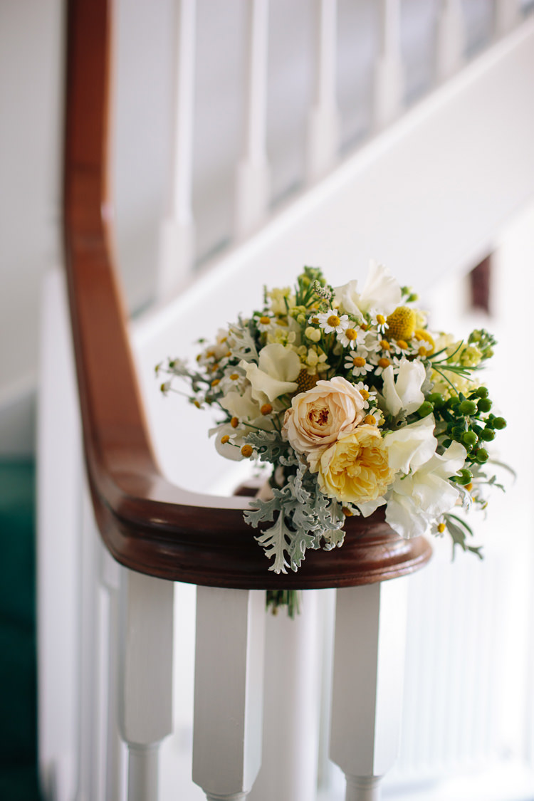 Daisy Peony Rose Bouquet Flowers Bride Bridal Home Made Yellow Country Garden Wedding http://kathrynedwardsphotography.com/