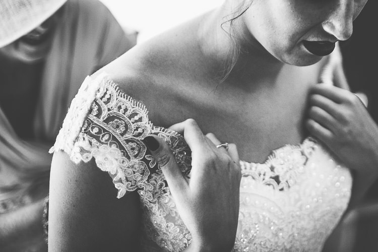 Off Shoulder Bardot Gown Dress Bride Bridal Mori Lee Festival Barn Teal Wedding http://www.faircloughphotography.co.uk/