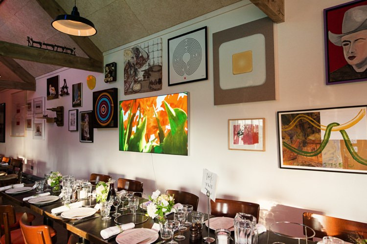 Modern Quirky Country Art Gallery Wedding http://www.babbphoto.com/