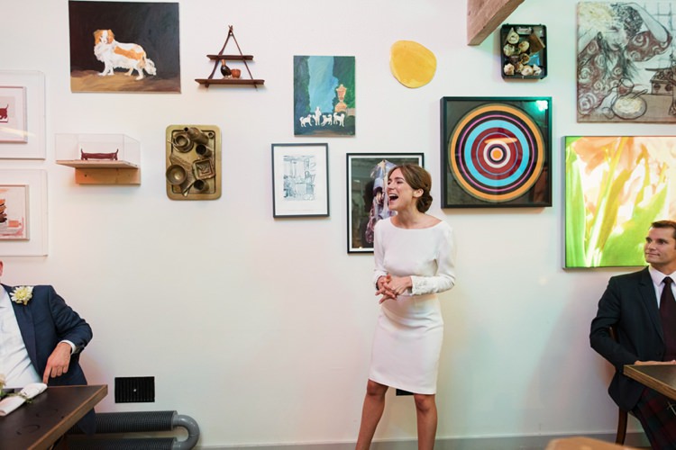 Modern Quirky Country Art Gallery Wedding http://www.babbphoto.com/