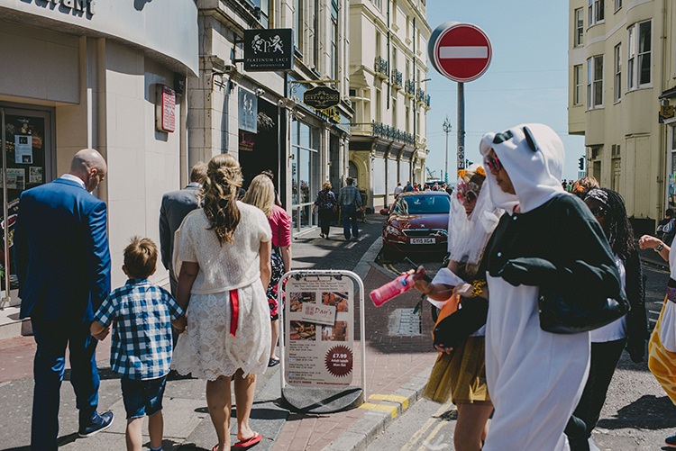 Intimate Red Seaside Brighton Wedding http://www.jmcsweeneyphotography.co.uk/