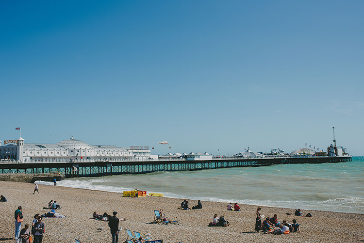 Intimate Red Seaside Brighton Wedding http://www.jmcsweeneyphotography.co.uk/