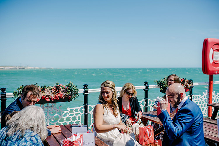 Intimate Red Seaside Brighton Wedding http://www.jmcsweeneyphotography.co.uk/