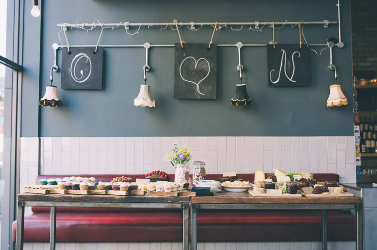 Cake Table Bake Off Home Made Colourful Low Key London Wedding http://www.remaininlightphotography.com/