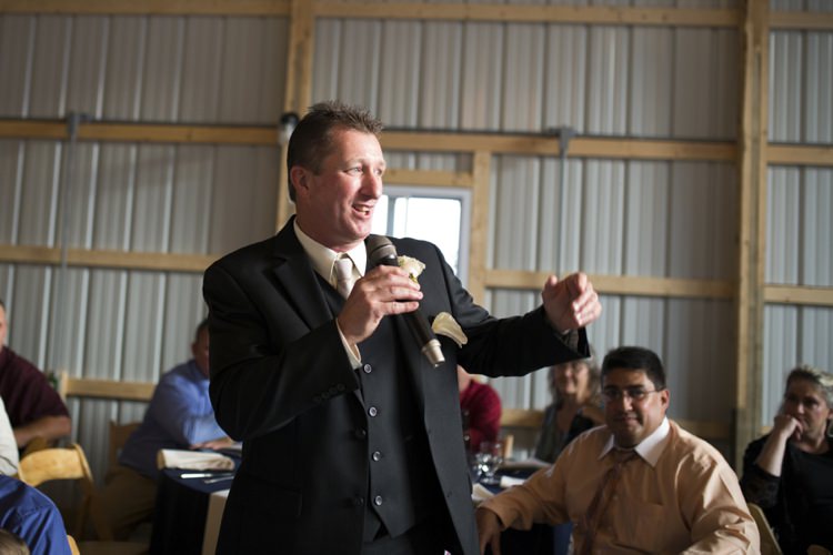 Reception Speeches Guests Country Farm Barn Wedding Ohio http://www.caseyclarkphotography.net/