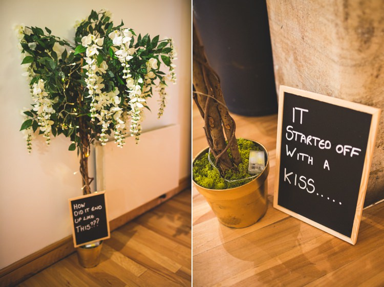 Killers Quote Sign Song Lyrics DIY Pink Gold Quirky Wedding http://photography34.co.uk/