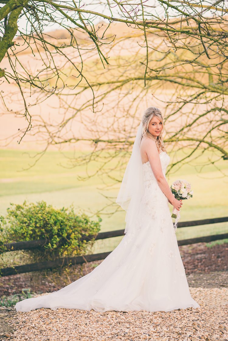 Delores by Maggie Sottero Dress Gown Bride Bridal Blush Pink Rose Gold Barn Wedding http://www.robtarren.co.uk/