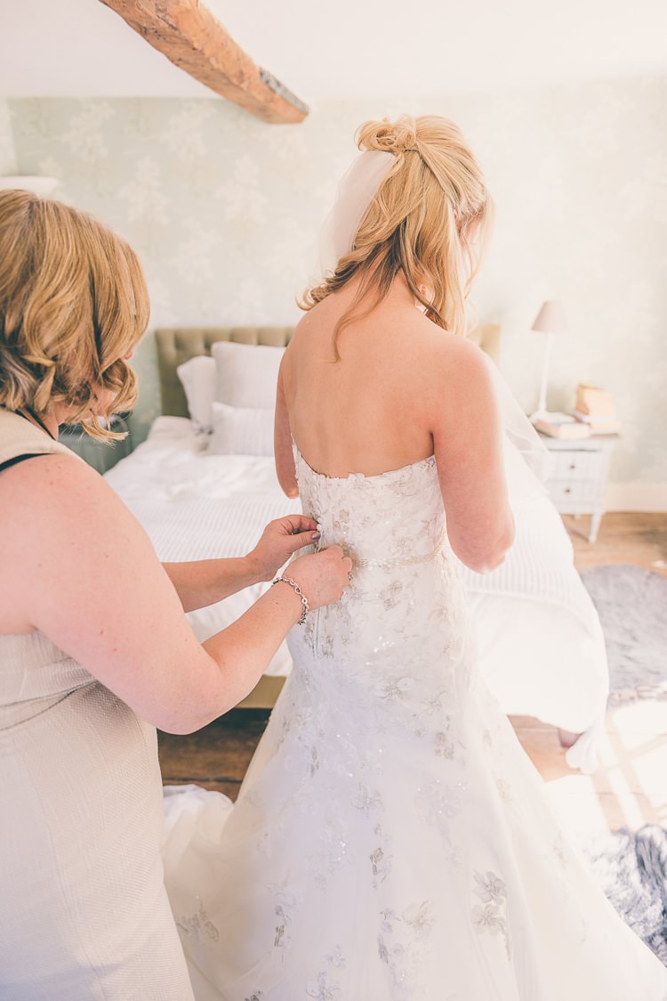 Delores by Maggie Sottero Lace Gown Dress Bride Bridal Blush Pink Rose Gold Barn Wedding http://www.robtarren.co.uk/
