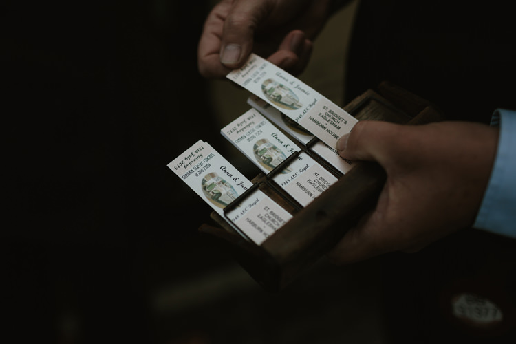 Bus Tickets Pastel Summer Marquee Country Estate Wedding http://www.rooftopmosaic.com/