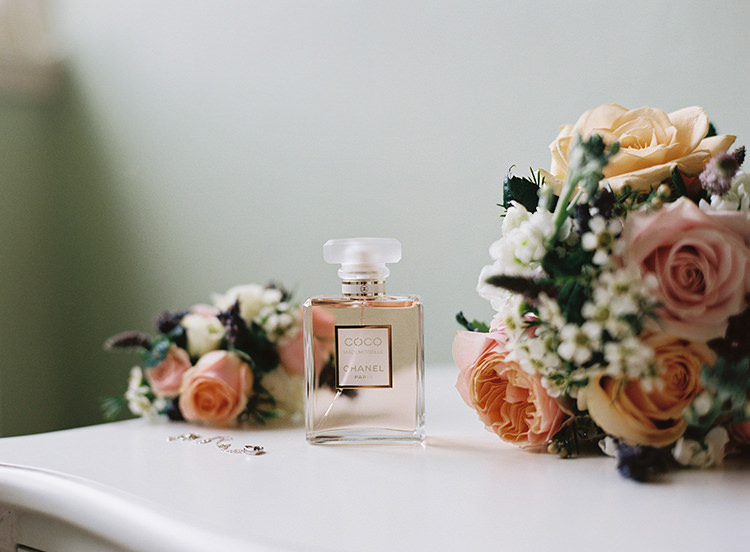Coco Chanel Perfume Bride Bridal Pretty Floral Wonderland DIY Wedding http://www.victoriaphippsphotography.co.uk/