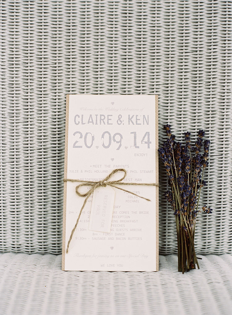 Stationery Invitations Twine Rustic Pretty Floral Wonderland DIY Wedding http://www.victoriaphippsphotography.co.uk/