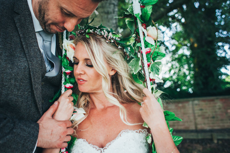 Flower Crown Bride Ethereal Forest Eclectic Fairytale Wedding http://www.caseyavenue.co.uk/