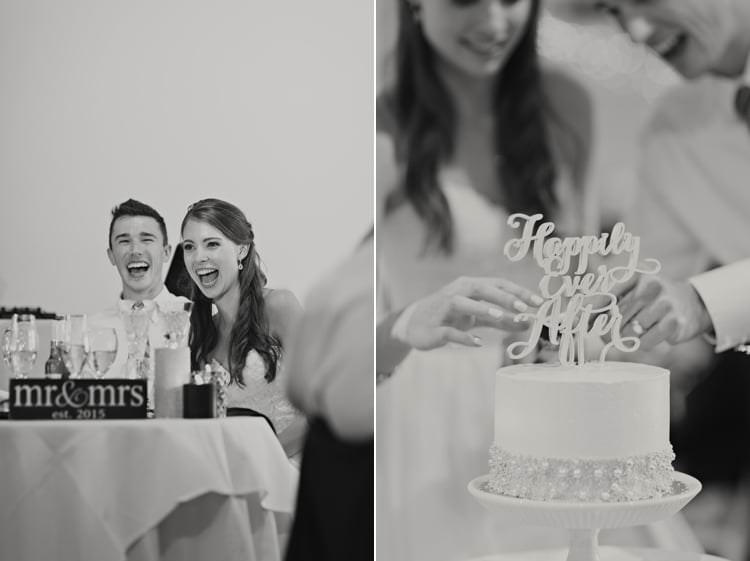 Bride Groom Wedding Cake Cutting Happily Ever After Topper Mr And Mrs Sign Elegant Classic Outdoor Wedding Washington http://www.courtneybowlden.com/