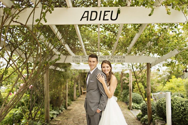 Bride Groom Outdoors Greenery Roche Harbor Resort Elegant Classic Outdoor Wedding Washington http://www.courtneybowlden.com/