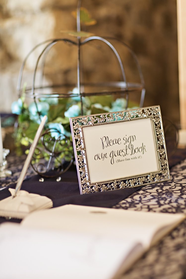 Reception Guest Book Sign Decor Elegant Classic Outdoor Wedding Washington http://www.courtneybowlden.com/