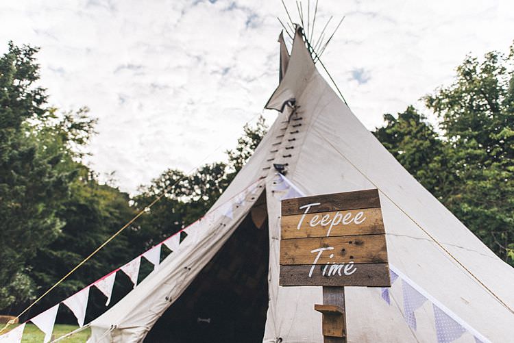 Teepee Tipi Camping Outdoor Festival Summer Wedding http://lighteningphotography.co.uk/