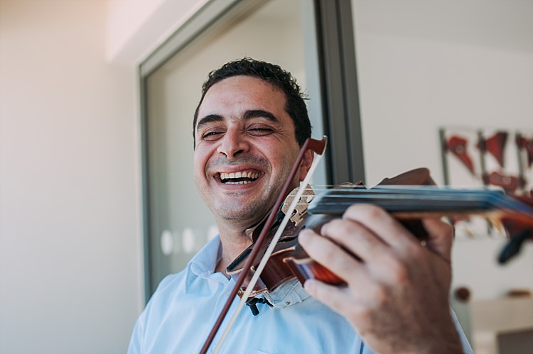 Live Music Violin Beautiful Traditional Greek Destination Wedding in Cyprus http://www.jonnybarratt.com/