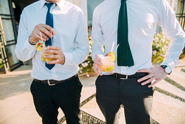 Guests Celebrate Drinks Beautiful Traditional Greek Destination Wedding in Cyprus http://www.jonnybarratt.com/