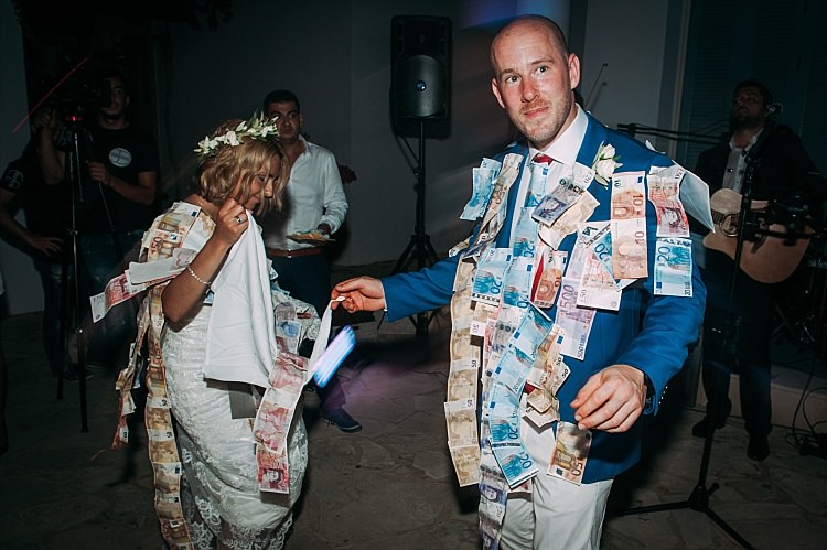 Bride Groom Money Dance Tradition Reception Beautiful Traditional Greek Destination Wedding in Cyprus http://www.jonnybarratt.com/