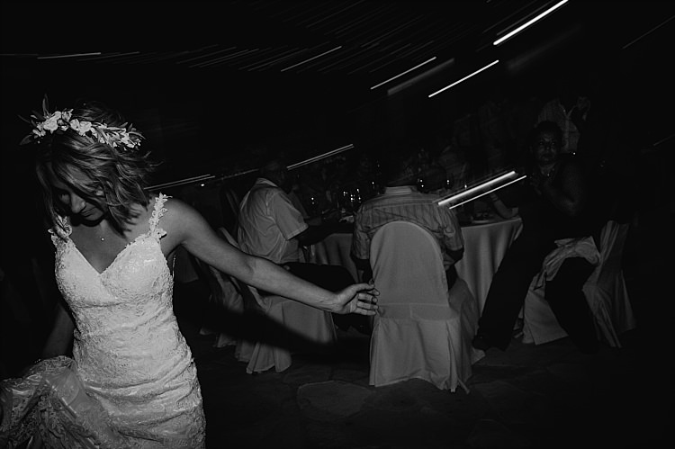 Bride Stella York Lace Gown Flower Crown Dance Beautiful Traditional Greek Destination Wedding in Cyprus http://www.jonnybarratt.com/