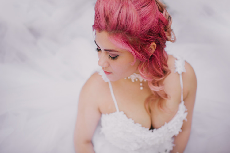 Bride Lauren Elaine Floral Tulle Bridal Gown Opulent Pink Gold Victorian Wedding in Seattle http://www.barrieannephotography.com/