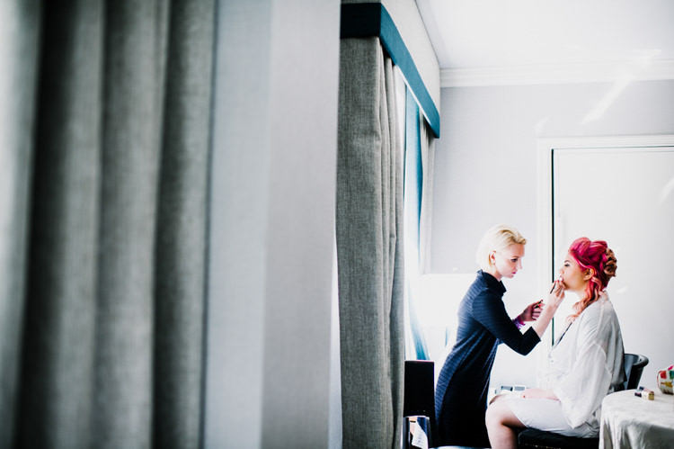 Bride Preparations Make Up Opulent Pink Gold Victorian Wedding in Seattle http://www.barrieannephotography.com/