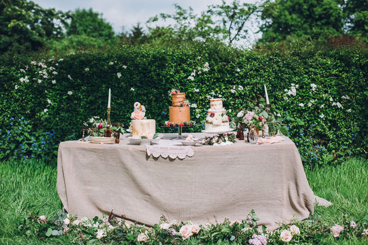 Cake Dessert Table Soft Natural Woodland Wedding Ideas http://www.matthoranphotography.com/