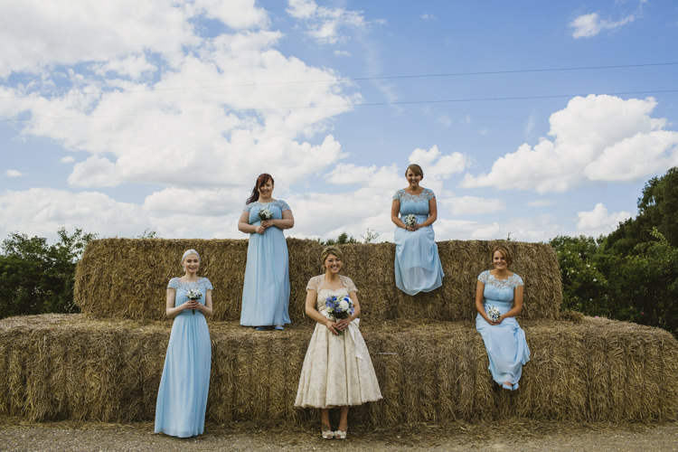 Bride Short Dress Fun Music Rustic Barn Wedding http://www.yorkplacestudios.co.uk/