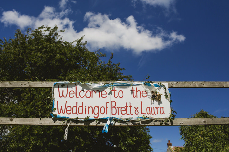Welcome Sign Fun Music Rustic Barn Wedding http://www.yorkplacestudios.co.uk/