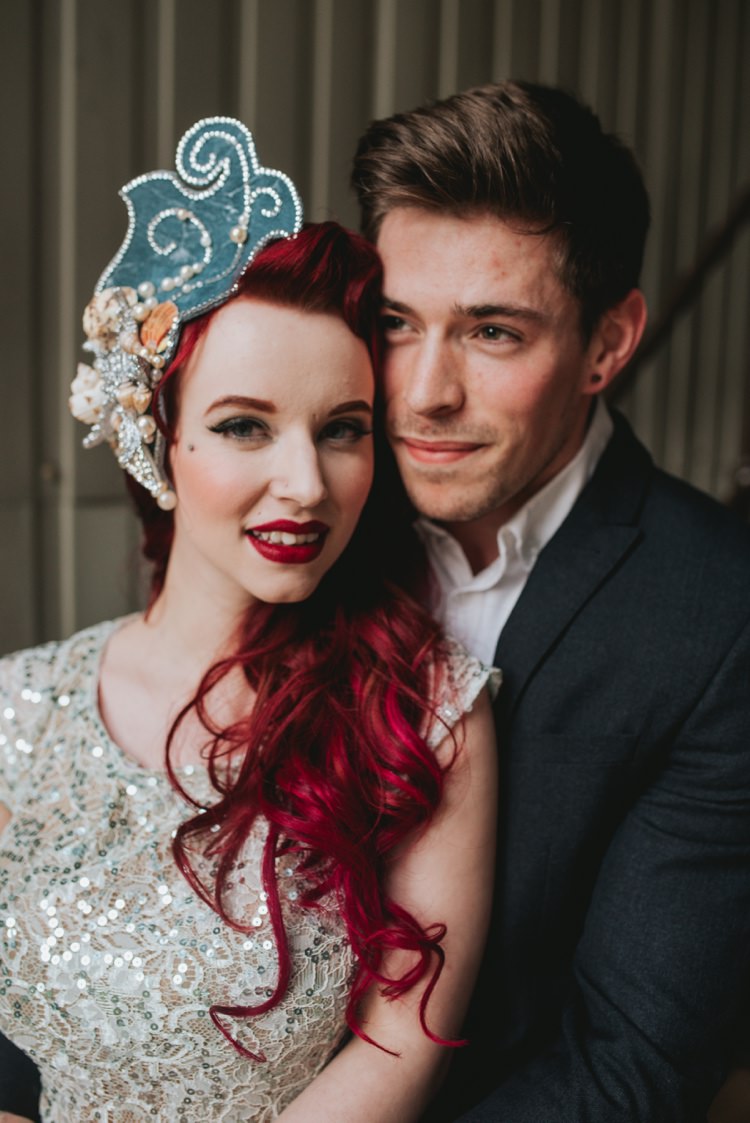 Headdress Bride Bridal Ariel Princess Magical Fairytale Disney Wedding Ideas http://www.beckyryanphotography.co.uk/