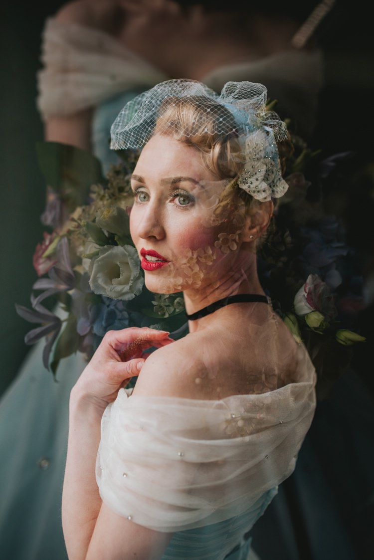 Cinderella Bride Bridal Veil Headdress Magical Fairytale Disney Wedding Ideas http://www.beckyryanphotography.co.uk/
