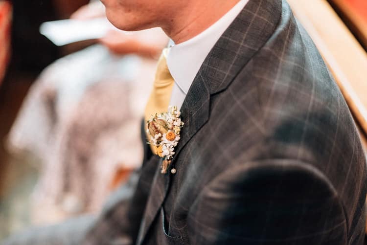 Dried Buttonhole Groom Flowers Natural Rustic Yellow Wedding http://www.edbrownphotography.co.uk/